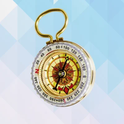 012065-050 Brujula metal retro Ø 50 mm
