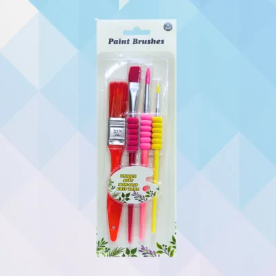Set pinceles ergonomicos x4