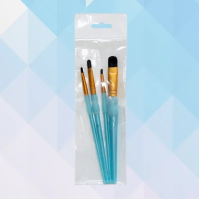 Set pinceles sintetico almendra x4